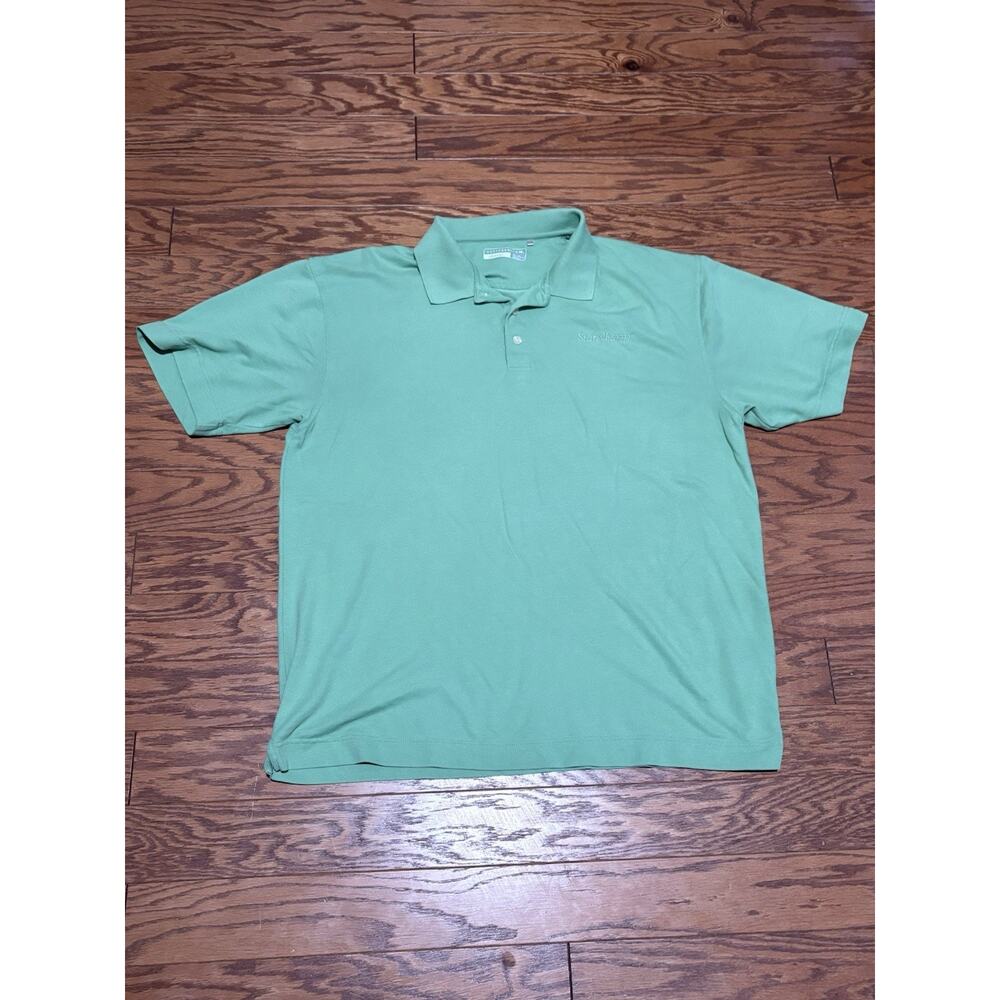 State Farm Cutter & Buck Men's Light Green Short Sleeve Polo Shirt, Sz XXL